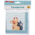Салфетка Маша и Медведь Ромашки 25см 12шт/уп 1502-3260