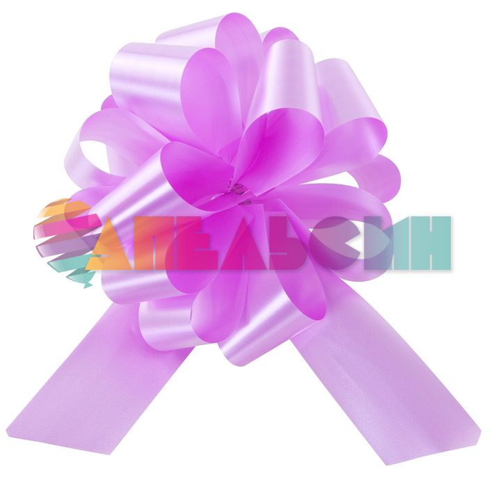 Бант Розовый d=19см 5см шар 4640108835881