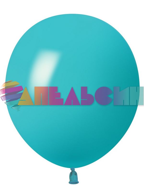 Шар пастель Бирюза 512/18"/46см (S69) Caribbean Blue голубой карибский 10шт/уп (Китай) 512-18S69