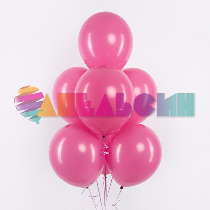 Шар пастель Розовый Ш12"/30см Bright Pink Орхидея 100шт/уп (Китай) ретро 912036