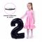 Шар цифра Черный Е26"/66см 2 Black (Китай) 1207-4840