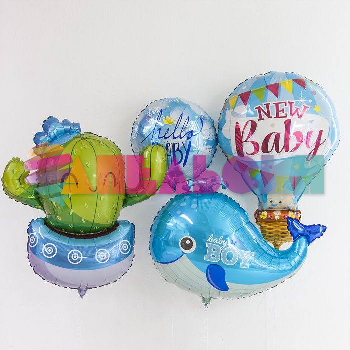 Шар фольга Hello BABY малыш F18"/46см (Испания) 401612
