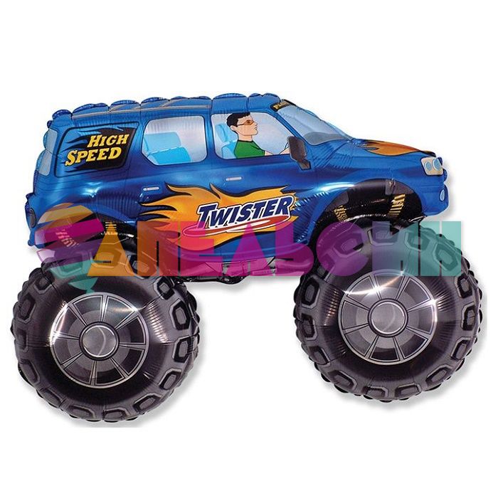 Шар фигура Внедорожник Бигфут синий F38"/97см (Испания) 901675A