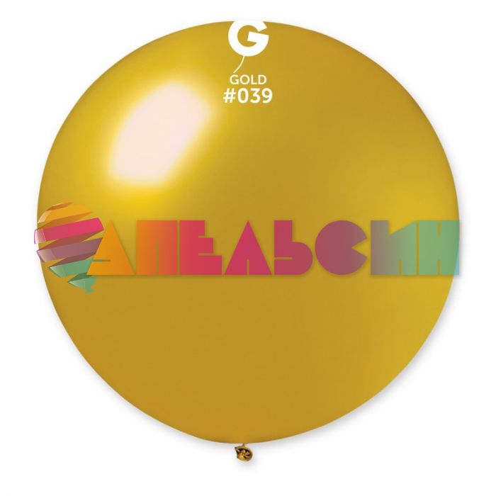 Шар металлик Ассорти И27"/69см (082) Metallic Ass 10шт/уп (Италия) 1101-0094
