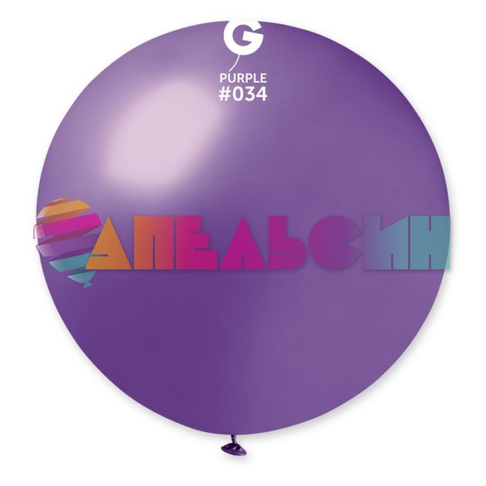 Шар металлик Ассорти И27"/69см (082) Metallic Ass 10шт/уп (Италия) 1101-0094