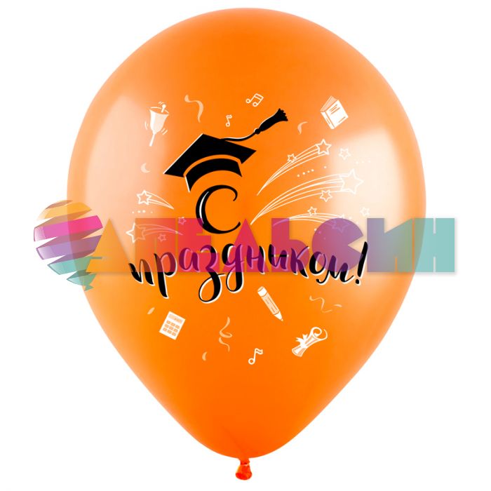 Шар латекс Любимому педагогу 12"/30см 10шт/уп (Турция) 8122129-10