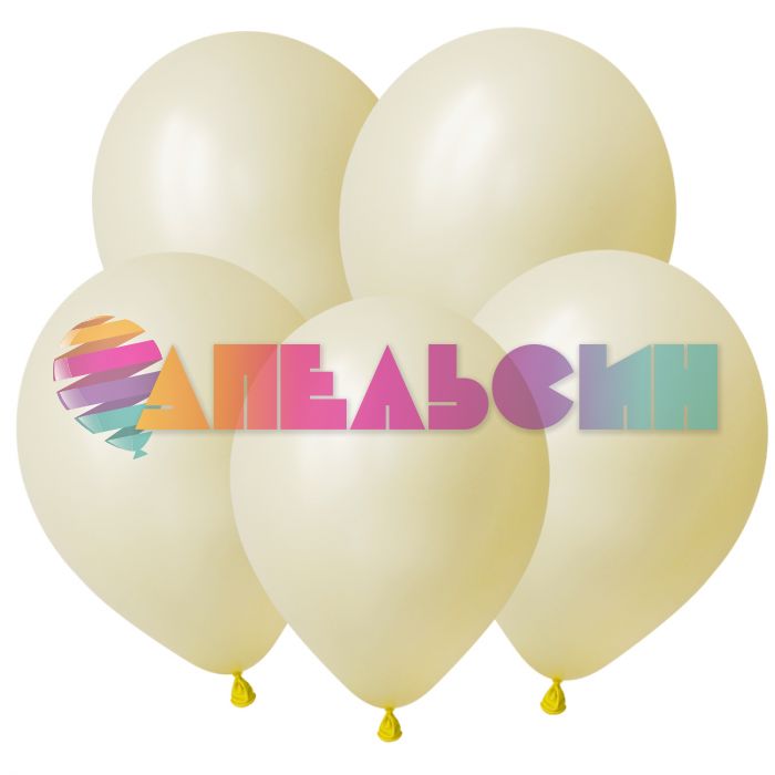 Шар пастель Желтый DL05"/13см (244) Yellowish 100шт/уп (Вьетнам) макарунс 305244