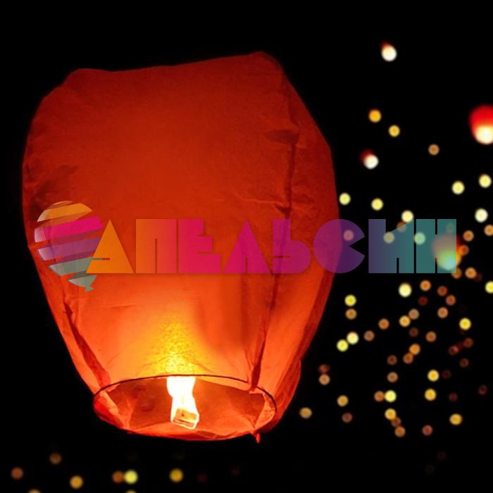 Китайские фонарик Красный 90см купол 5357836