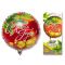 Шар фольга С НГ Шары и бусы Е18"/48см (Китай) круг 1202-2732