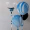 Шар латекс Агат синий Marble Blue 12"/30см 50шт/уп (Китай) 612812