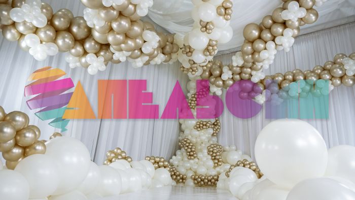 Шар шелк Белый S18"/46см (806) Oyster White устричный (Колумбия) 118806-1