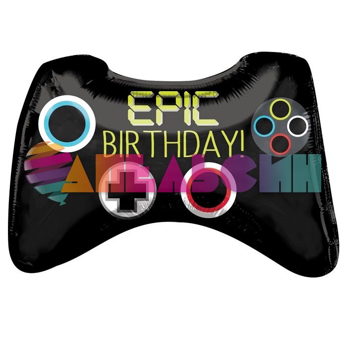 Мини фигура Геймпад EPIC Birthday джойстик FL17"/43см с клапаном (Китай) 16519