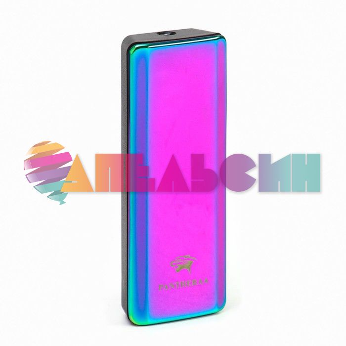 Зажигалка Пантераа сиреневый с фонариком 2,5х7,5см электро USB 9246374