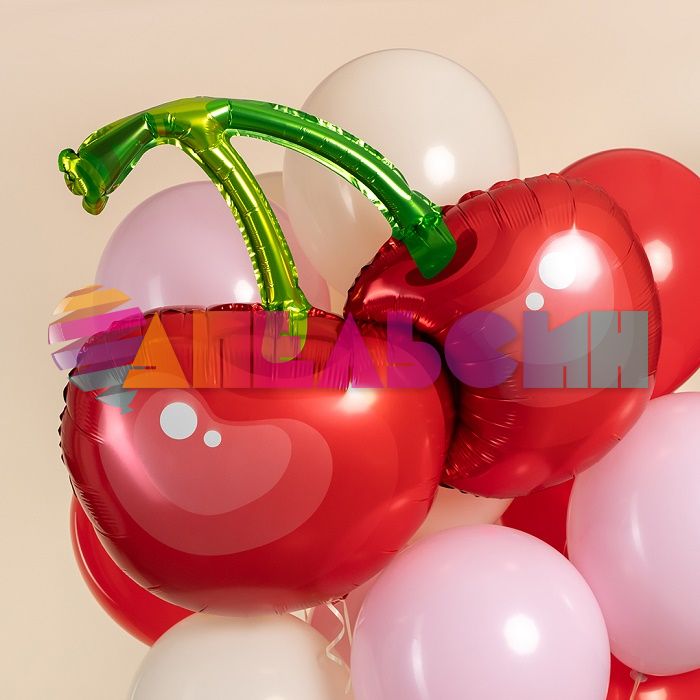 Шар фигура Вишня красная FL30"/76см (Китай) 26442