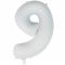 Шар цифра Белый Е26"/66см 9 White (Китай) 1207-4857