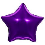 Шар звезда Фиолетовый FL18"/46см (Китай) металлик 120106