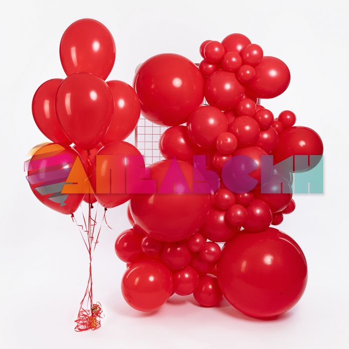 Шар пастель Красный 512/36"/91см (S52) Red (Китай) 512-36S52