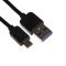 Кабель MicroUSB - USB 2.4А 2м Черный Exployd EX-K-1389 силиконовая оплетка 9393028