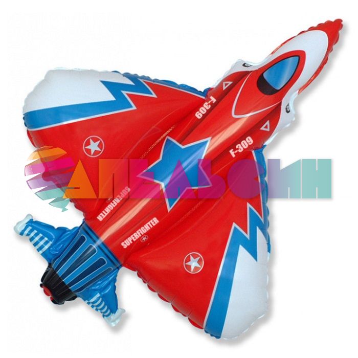 Мини фигура Самолет истребитель красный F13"/33см (Испания) 902692R