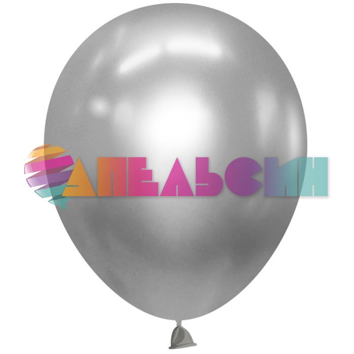 Шар металлик Серебро Ш12"/30см Silver 100шт/уп (Китай) 912136
