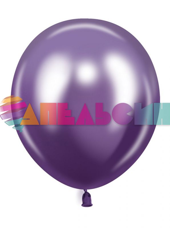 Шар хром Фиолетовый 512/18"/46см (K6) Violet 10шт/уп (Китай) 512-18K6