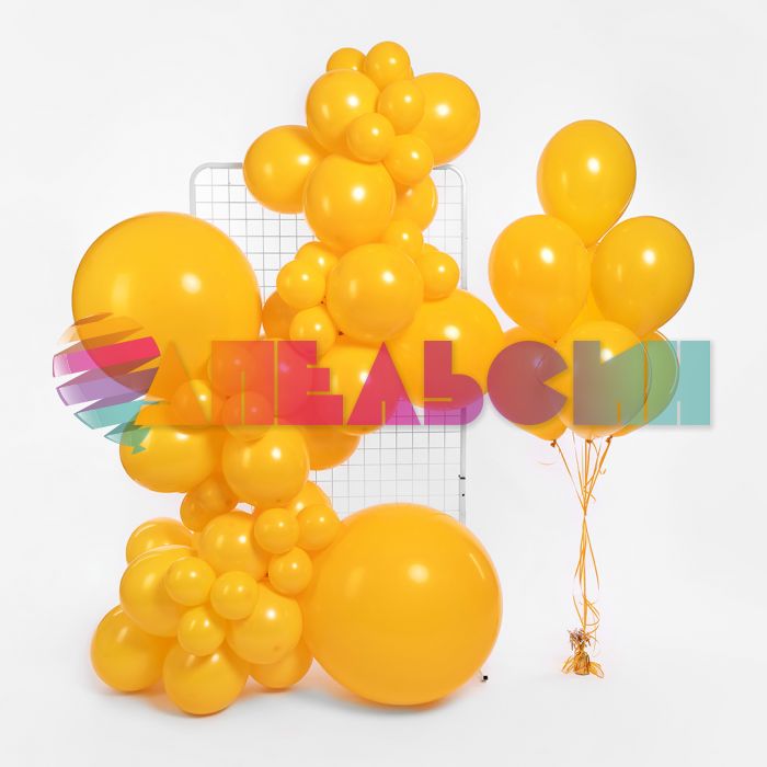Шар пастель Желтый 512/18"/46см (S10) Mango лимонный 10шт/уп (Китай) 512-18S10