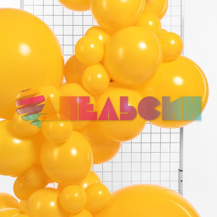 Шар пастель Желтый 512/18"/46см (S10) Mango лимонный 10шт/уп (Китай) 512-18S10