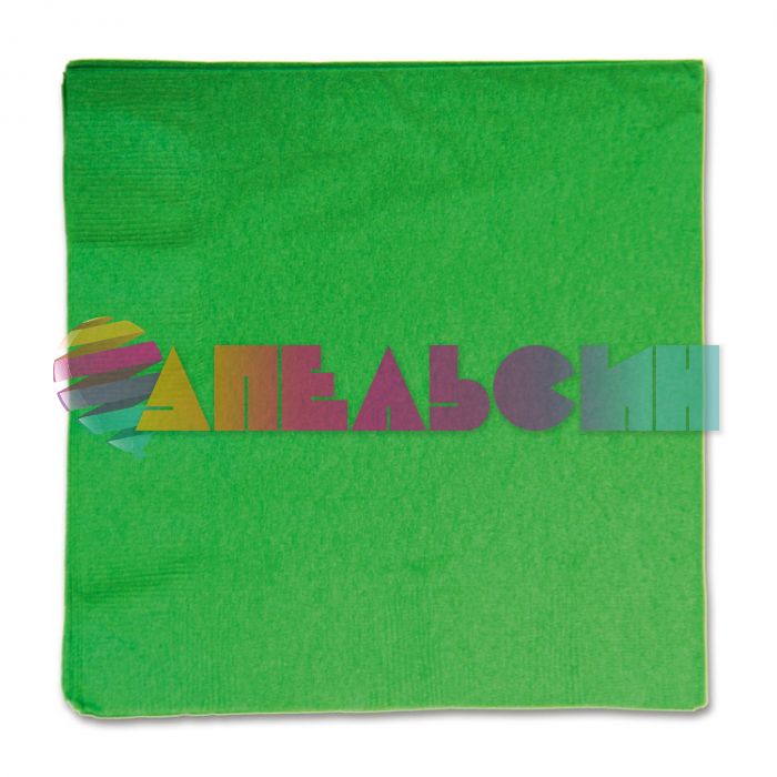 Салфетка Зеленый Festive Green 33см 16шт/уп 1502-1097