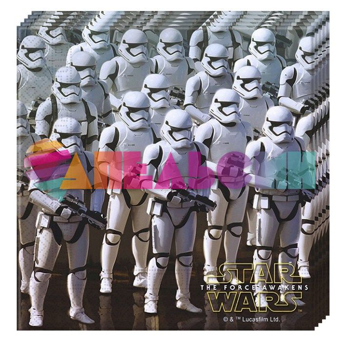 Салфетка Звездные войны 7 33см 20шт/уп 86215-P 1502-1913