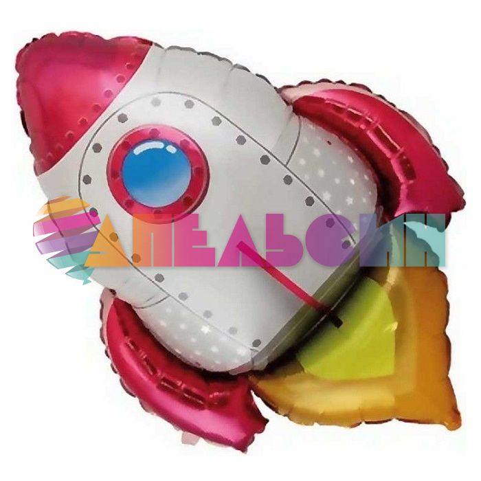 Шар фигура Ракета красный F30"/76см (Испания) 901841R