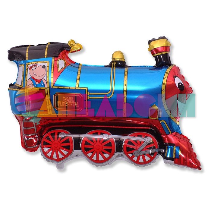 Мини фигура Паровозик синий F12"/30см (Испания) 902689A