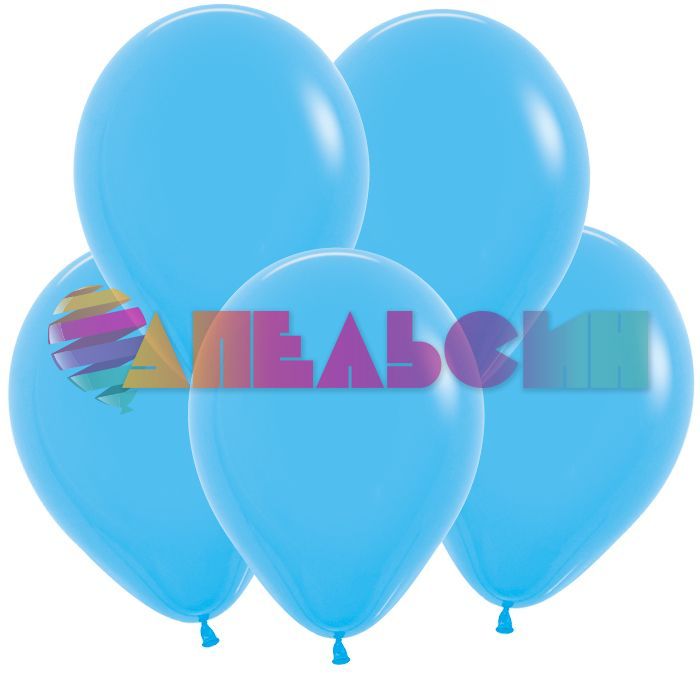 Шар пастель Голубой S10"/25см (040) Light Blue 100шт/уп (Колумбия) 110040