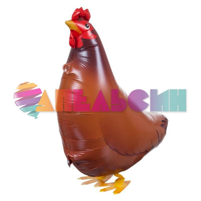 Шар ХОД Курица FL25"/64см (Китай) гелий R3670