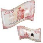 Шар фигура Деньги 5000 рублей купюра FL26"/66см (Китай) 26737