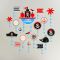 Декор для торта С ДР Пиратская вечеринка 18шт/уп 1603719