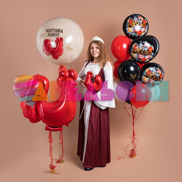 Шар фольга Россия FL18"/48см (Китай) 27688