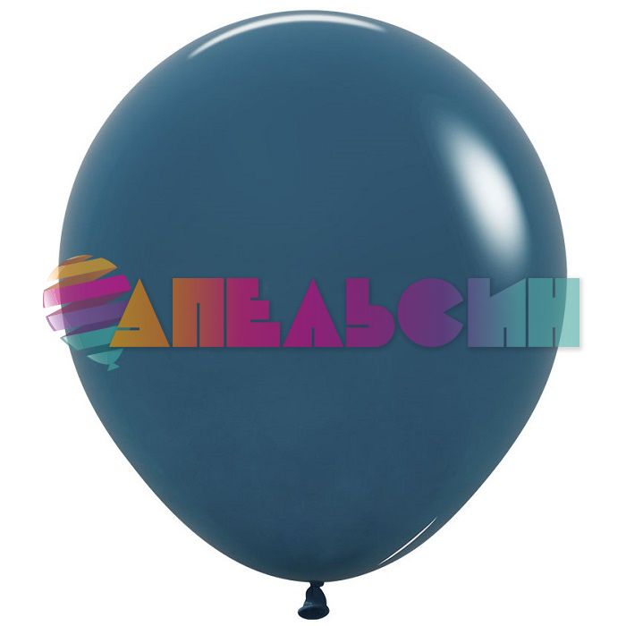 Шар пастель Бирюза S18"/46см (035) Deep Teal Глубокий океан 25шт/уп (Колумбия) 404684