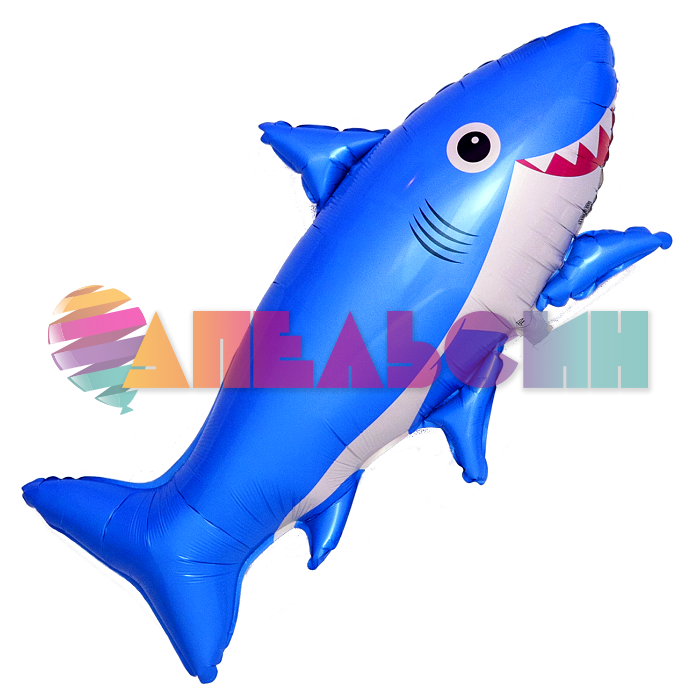 Шар фигура Рыба Акула синий F39"/99см (Испания) 901781A