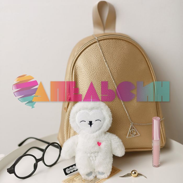 Игрушка Сова белая Букля 17см стоя 950-m