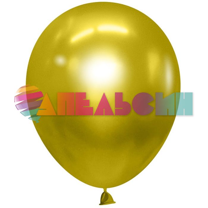Шар металлик Золото Ш12"/30см Gold 100шт/уп (Китай) 912135