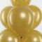 Шар металлик Золото Ш12"/30см Gold 100шт/уп (Китай) 912135