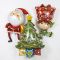Шар фигура Новогодняя елка с подарками Merry Cristmas F43"/109см (Испания) 901853