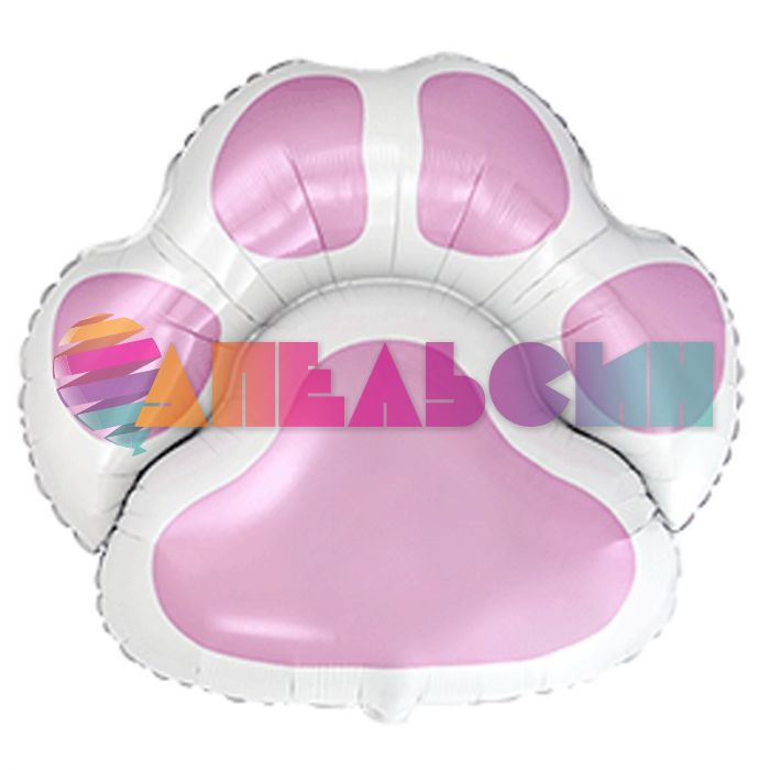 Шар фигура Лапка розовый F34"/86см (Испания) 901862RS