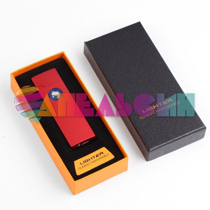 Зажигалка Красный спиральная 2,5х8см электро USB 3018073