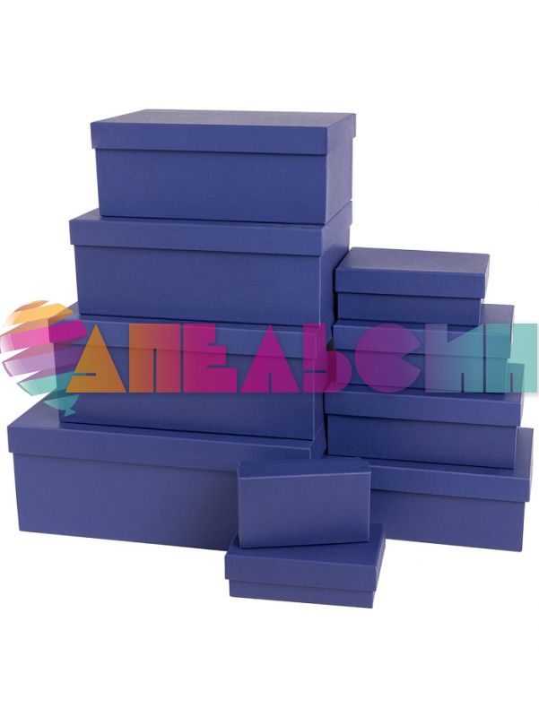 Коробка Синий глубокий 20х30,5х14см 2050961-1