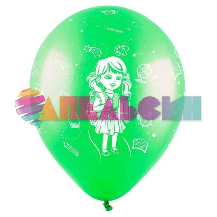 Шар латекс 1 сентября МИКС 12"/30см 100шт/уп (Турция) 8122086