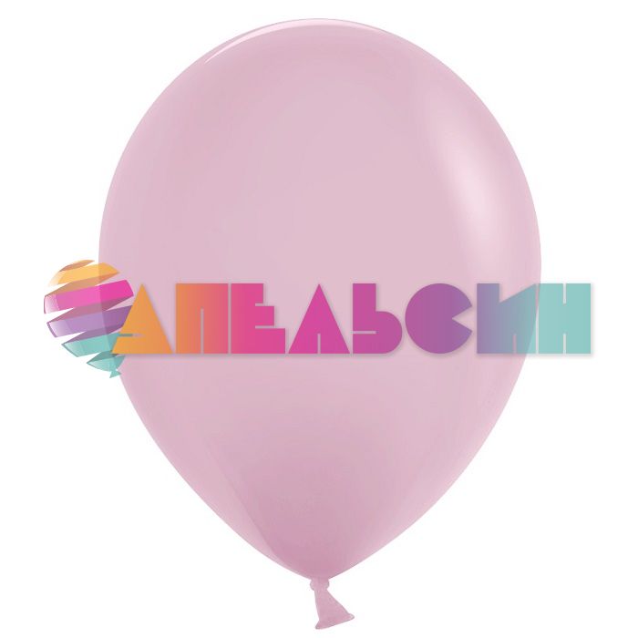 Шар пастель Розовый Д12"/30см Powdery Pink Пудровый 100шт/уп (Китай) 612165