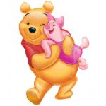 Шар фигура Винни и Пятачок Обьятья Disney A32"/81см (США) 07771 1207-0118