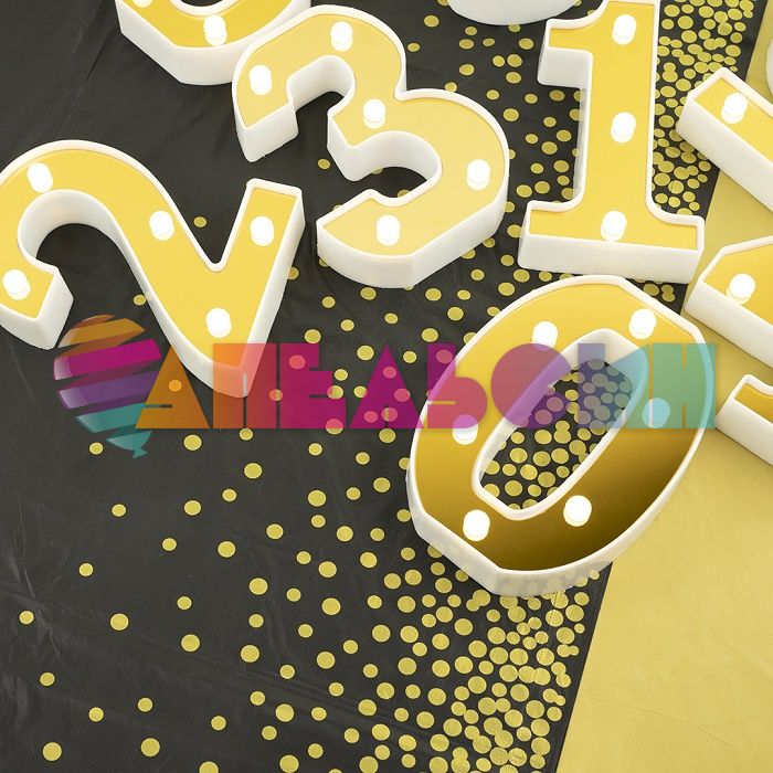 Скатерть Золото мастхэв 137х274см полиэтилен 6012152