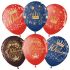 Шар латекс С Юбилеем короны 12"/30см 25шт/уп (Малайзия) 711481